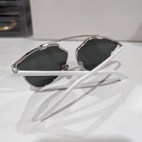 Dior So Real Studded 59mm Brow Bar Sunglasses OS - Picture 5 of 6